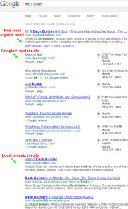 Localized Organic Rankings