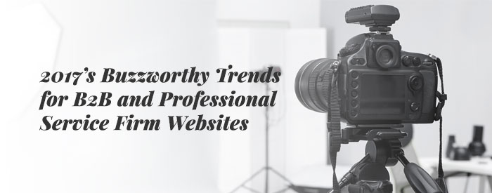 2017’s Buzzworthy Trends for B2B and Professional Service Firm Websites